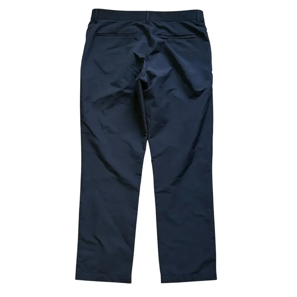 LOT OF 2 - Banana Republic Men’s Performance Pants Black Beige Polyester 32x30